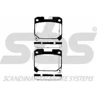 Тормозные колодки, дисковые, комплект SBS K7DNSE 2390284 WVA 21955/16.5 1501224541