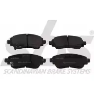 Тормозные колодки, дисковые, комплект SBS 2390308 1501224565 Z46QG5 6MN 19