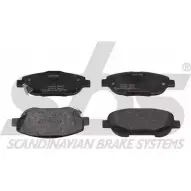 Тормозные колодки, дисковые, комплект SBS 2390335 L2KLIL 1501224594 01SL PO
