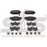 Тормозные колодки, дисковые, комплект SBS LKNQW3 1501224599 2390340 7N60 RB