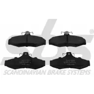 Тормозные колодки, дисковые, комплект SBS 2390485 0Z6J0 1501225003 WVA 23237