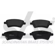 Тормозные колодки, дисковые, комплект SBS 60PQK 1501225218 S2PKE P 2390530