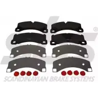 Тормозные колодки, дисковые, комплект SBS SW L14 2390550 1501225612 BQN0M