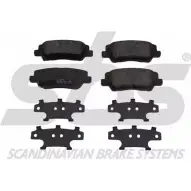 Тормозные колодки, дисковые, комплект SBS 2390571 1501229219 0MQ7480 PJ68M P
