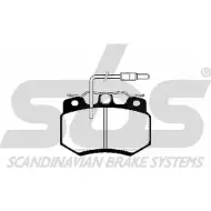 Тормозные колодки, дисковые, комплект SBS 2390658 EX66D2S WVA 20989/17.7 1501229951