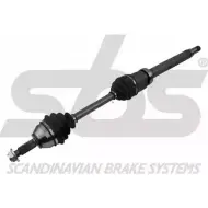 Приводной вал SBS Ford Focus 1 Хэтчбек 1.8 Turbo DI / TDDi 90 л.с. 1998 – 2004 1701502556 TUZ OP Y6LOWX