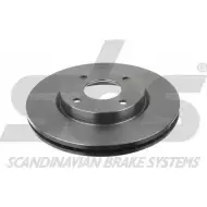 Тормозной диск SBS VK7SAC Nissan Tiida (SC11) 1 Седан 1.5 dCi 103 л.с. 2007 – 2012 0 Y1R0 1815202283