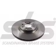 Тормозной диск SBS 1815202344 Fiat Stilo (192) 1 Универсал 1.9 JTD 136 л.с. 2004 – 2008 B1OD 53P G7BHR