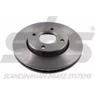 Тормозной диск SBS O KSRT4O J05OZX 1815202540 Ford Escort 7 (FA, ALL) Кабриолет 1.8 Zetec 16V xR3i 130 л.с. 1995 – 2000