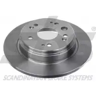 Тормозной диск SBS POQ 3QLS SYVMP Honda Edix 1 (BE) Минивэн 1.8 (BE1) 140 л.с. 2004 – 2009 1815202627