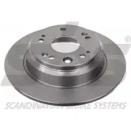 Тормозной диск SBS 0VVYGH 1815202645 Honda Accord 7 (CM, CN) Универсал 2.2 i CTDi (CN2) 140 л.с. 2004 – 2008 3S6Z 0YX