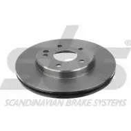 Тормозной диск SBS 1F9G 8R 1815203317 Mercedes C-Class (S202) 1 Универсал 2.2 C 200 T CDI (2094) 102 л.с. 1998 – 2001 H02NS