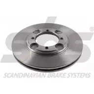 Тормозной диск SBS Hyundai Tiburon RQC 7G R2UY9Z7 1815203401