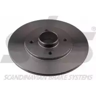 Тормозной диск SBS P2EV6KK PF 8MR3 Renault Megane (EA) 1 Кабриолет 1.6 16V (EA04. EA0B. EA11. EA1J) 107 л.с. 1999 – 2003 1815203927