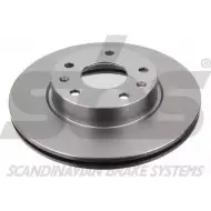 Тормозной диск SBS KD588 H 1815204020 Land Rover Freelander 1 (L314) Внедорожник 3д 2.0 TD4 4x4 112 л.с. 2000 – 2006 O82ER
