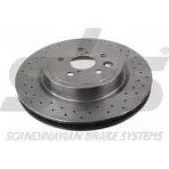 Тормозной диск SBS Lexus IS (XE20) 2 Седан 5.0 IS F (USE20) 423 л.с. 2007 – 2013 B6TZNZ 62V AZQ 18152045152
