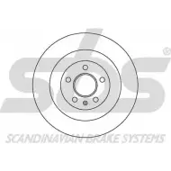 Тормозной диск SBS 42C5OQ8 Audi A4 (B8) 4 Универсал 3.0 S4 Quattro 333 л.с. 2008 – 2015 XSC E2 18152047130