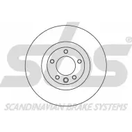 Тормозной диск SBS 18152047161 DDFSK4 9BDGP 4 Porsche Cayenne (9PA) 1 Кроссовер 4.5 Turbo S 521 л.с. 2006 – 2007