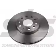 Тормозной диск SBS Skoda Octavia (A7, 5E5) 3 Универсал 1.8 TSI 4x4 180 л.с. 2012 – 2025 18152047166 22PGA HZ PGC