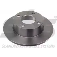 Тормозной диск SBS Audi 80 (B4, 8C5) 4 Универсал 1.9 Tdi 90 л.с. 1992 – 1996 URQZO 1815204723 F BQOE
