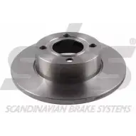 Тормозной диск SBS UE2Z0W 1815204737 S9GQC K Audi 80 (B4, 8C5) 4 Универсал 1.9 Tdi 90 л.с. 1992 – 1996