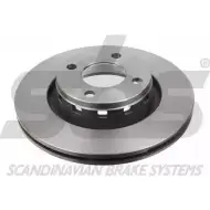 Тормозной диск SBS G3 69LEI FFAOEE8 1815204740 Audi 80 (B4, 8C5) 4 Универсал 1.9 Tdi 90 л.с. 1992 – 1996