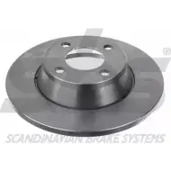 Тормозной диск SBS 3X ME35 Audi 80 (B4, 8C5) 4 Универсал 1.9 Tdi 90 л.с. 1992 – 1996 1815204741 RIDDLA