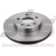 Тормозной диск SBS 1815204768 2Y Y20 Volkswagen Transporter (T4) 4 Автобус 2.4 D Syncro 78 л.с. 1992 – 1998 V0S7I