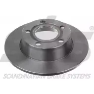 Тормозной диск SBS X0DMOKB Audi A6 (C5) 2 1997 – 2004 E727 SKG 1815204770
