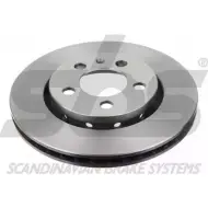 Тормозной диск SBS Seat Leon (1M1) 1 Хэтчбек 1.8 T Cupra R 209 л.с. 2002 – 2006 23S8 1L5 1815204775 SRQ2X