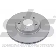 Тормозной диск SBS 8 EHJW 0QECEX 1815312636 Honda Edix 1 (BE) Минивэн 1.8 (BE1) 140 л.с. 2004 – 2009