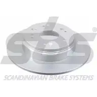 Тормозной диск SBS 2C18FF KJ2 HZ Honda CR-V 2 (RD4, 9) 2001 – 2006 1815312644
