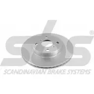 Тормозной диск SBS CE OLV 18153145134 P1DGW Toyota iQ (AJ10) 1 2008 – 2015