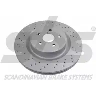 Тормозной диск SBS 18153145151 7O65BF Lexus IS (XE20) 2 Седан 5.0 IS F (USE20) 423 л.с. 2007 – 2013 F SC0Z9