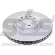 Тормозной диск SBS 89TA JT2 Skoda Superb (3T5) 2 Универсал 3.6 V6 4x4 260 л.с. 2009 – 2015 Q83TT93 1815314786