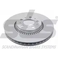 Тормозной диск SBS I4U SI 1815314842 4XN35A5 Volvo V70 2 (285) Универсал 2.4 T5 260 л.с. 2004 – 2007
