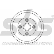 Тормозной барабан SBS 1825252607 2394697 08 EEK E394G