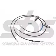 Трос ручника SBS 18409025112 1UFQ 2D Ford Focus 1 Хэтчбек 1.6 16V Flexifuel 102 л.с. 2002 – 2004 KWXLDOA
