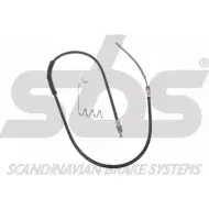 Трос ручника SBS 25NC93 18409025128 ZOWT VF Ford Transit 6 (FD) Автобус 2.4 DI RWD (FB. FC. FA) 120 л.с. 2000 – 2006