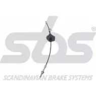Трос ручника SBS Ford Focus 1 Хэтчбек 1.6 16V Flexifuel 102 л.с. 2002 – 2004 6A5UN 18409025138 NE68 80Z