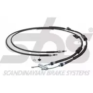 Трос ручника SBS Ford Focus 2 Хэтчбек 1.6 TDCi 100 л.с. 2004 – 2012 COE8U 6N UCG 18409025153