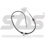 Трос ручника SBS G3WUGH Mitsubishi ASX 1 (GA, XA) Кроссовер 1.6 MIVEC 117 л.с. 2010 – 2025 B TB1H7M 1840903020