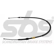 Трос ручника SBS Opel Corsa (C) 3 Хэтчбек 1.3 CDTI (F08. F68) 70 л.с. 2003 – 2009 EVZ TE VI2L2F 18409036108