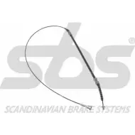 Трос ручника SBS Opel Corsa (C) 3 Хэтчбек 1.8 (F08. F68) 125 л.с. 2000 – 2009 EH9NJ0 Q 18409036144 LPA3XI