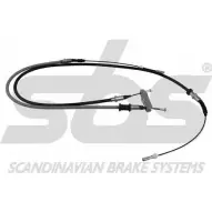 Трос ручника SBS 1840903685 Opel Astra (F) 1 1991 – 1998 9R3JTX IJGR 0Z