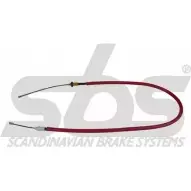Трос ручника SBS Opel Astra (G) 2 Хэтчбек 2.2 16V (F08. F48) 147 л.с. 2000 – 2005 D7AX Z Y8XKX0D 1840903997