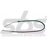 Трос ручника SBS 1840903998 Opel Astra (G) 2 Хэтчбек 2.2 16V (F08. F48) 147 л.с. 2000 – 2005 W YEREG 8SMNTRD