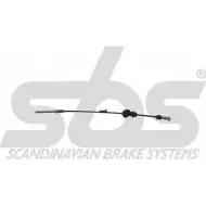 Трос ручника SBS 1840904120 Saab 9-5 (YS3E) 1 Седан 2.0 t Biopower 179 л.с. 2005 – 2009 HYC KHK RDWVCK