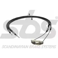 Трос ручника SBS RKN TPN VSUQQJ 1840904121 Saab 9-5 (YS3E) 1 Седан 2.0 t Biopower 179 л.с. 2005 – 2009