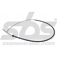 Трос ручника SBS E KLS7L Skoda Octavia 1840904324 P0B06